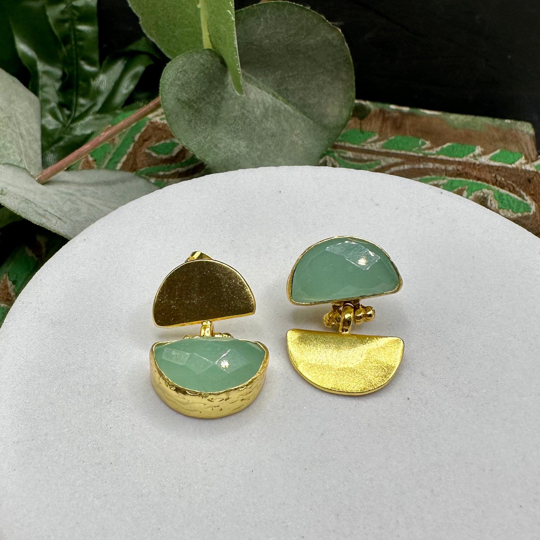 Reverse Half Circle Earrings