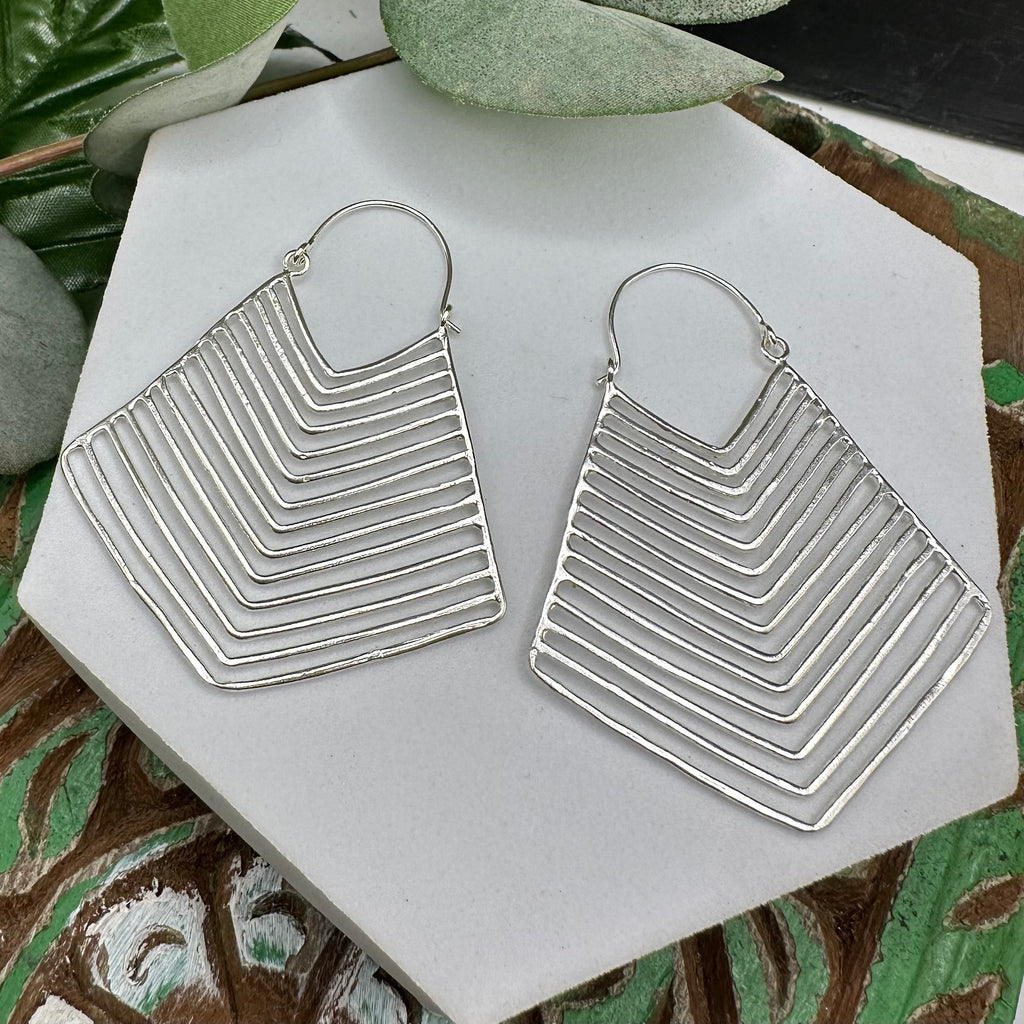 Chevron Deco Earrings