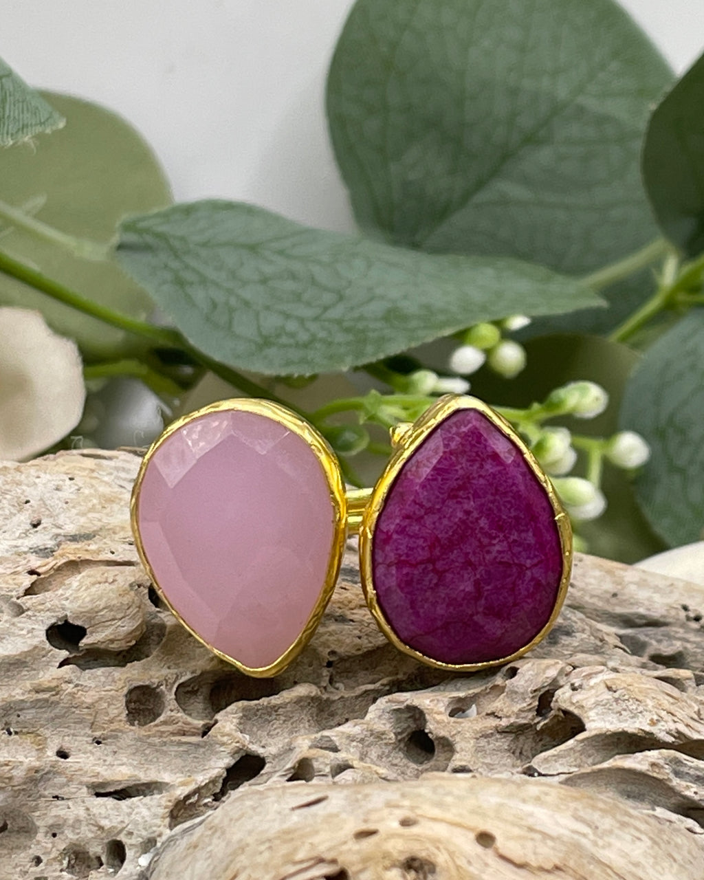 Double Tear Drop Ring