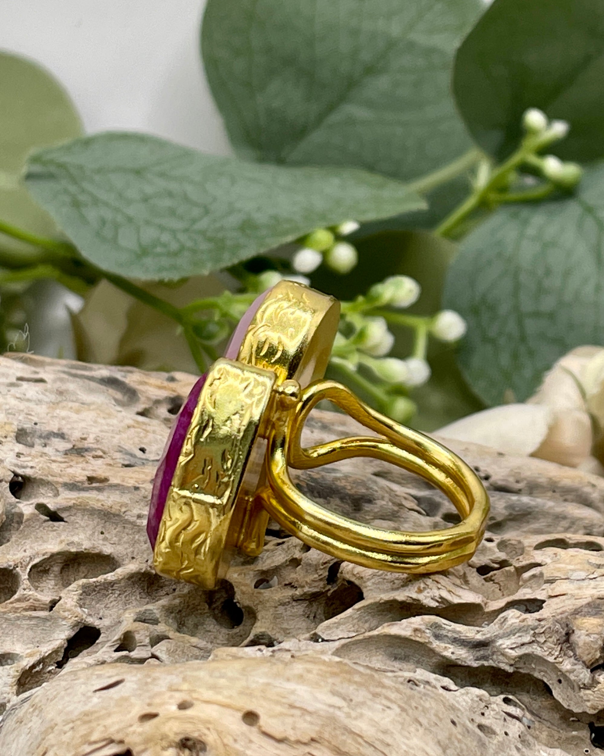 Double Tear Drop Ring