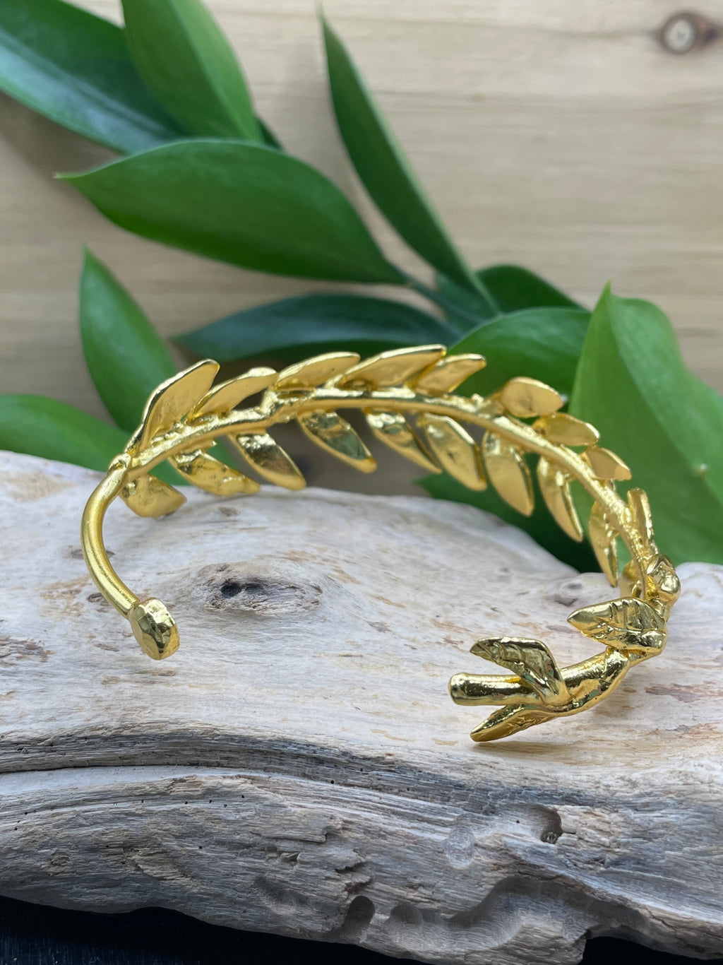Goddess Olive Branch Bracelet