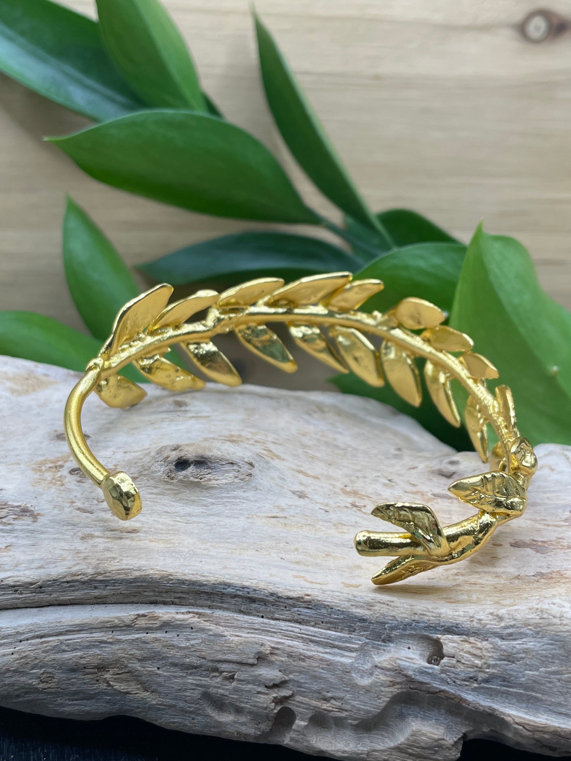 Goddess Olive Branch Bracelet