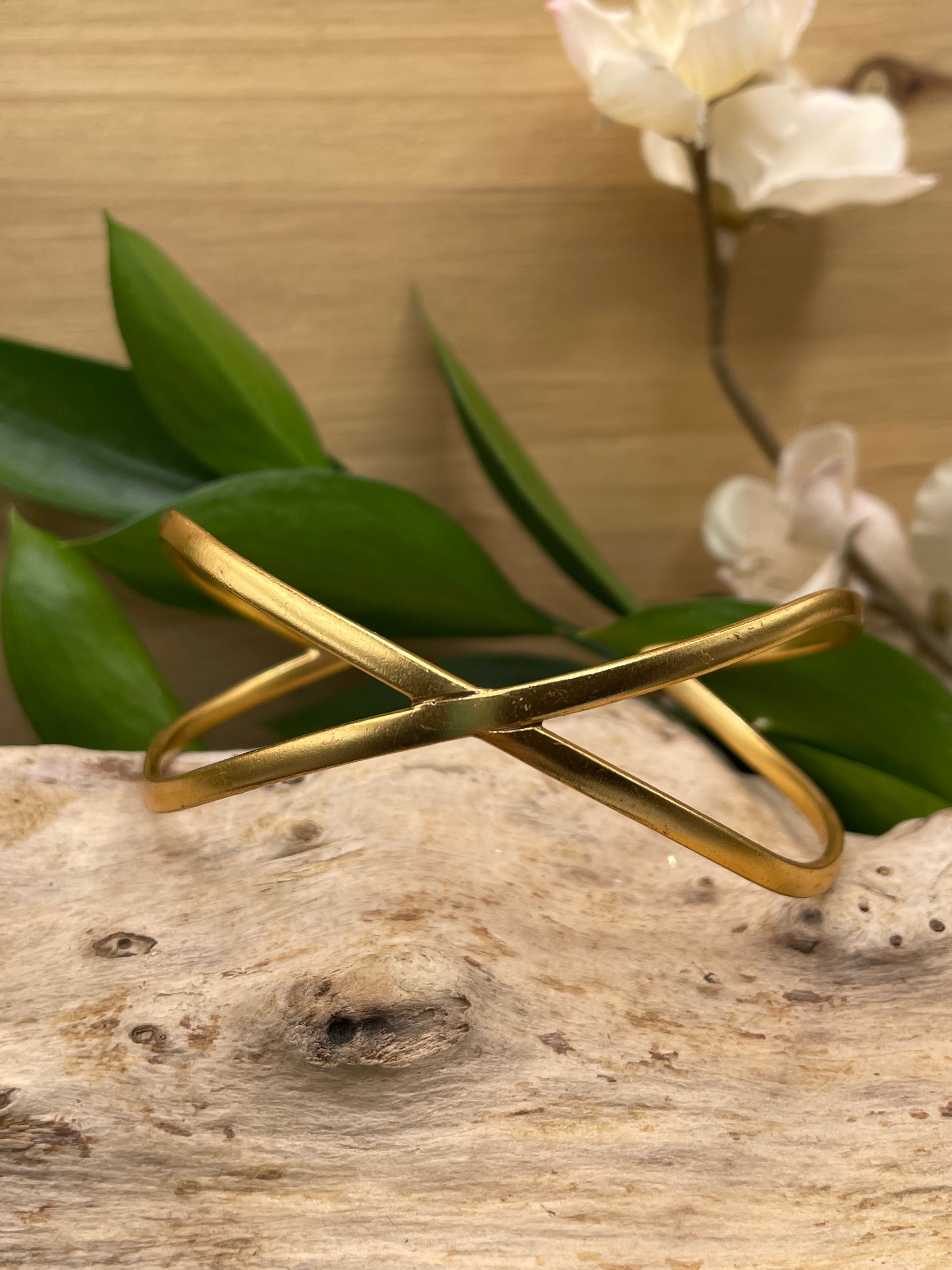 Cross Gold Bracelet