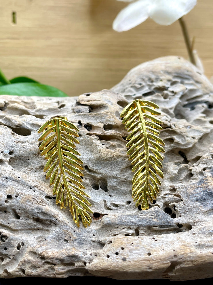 Feather Stud Earrings