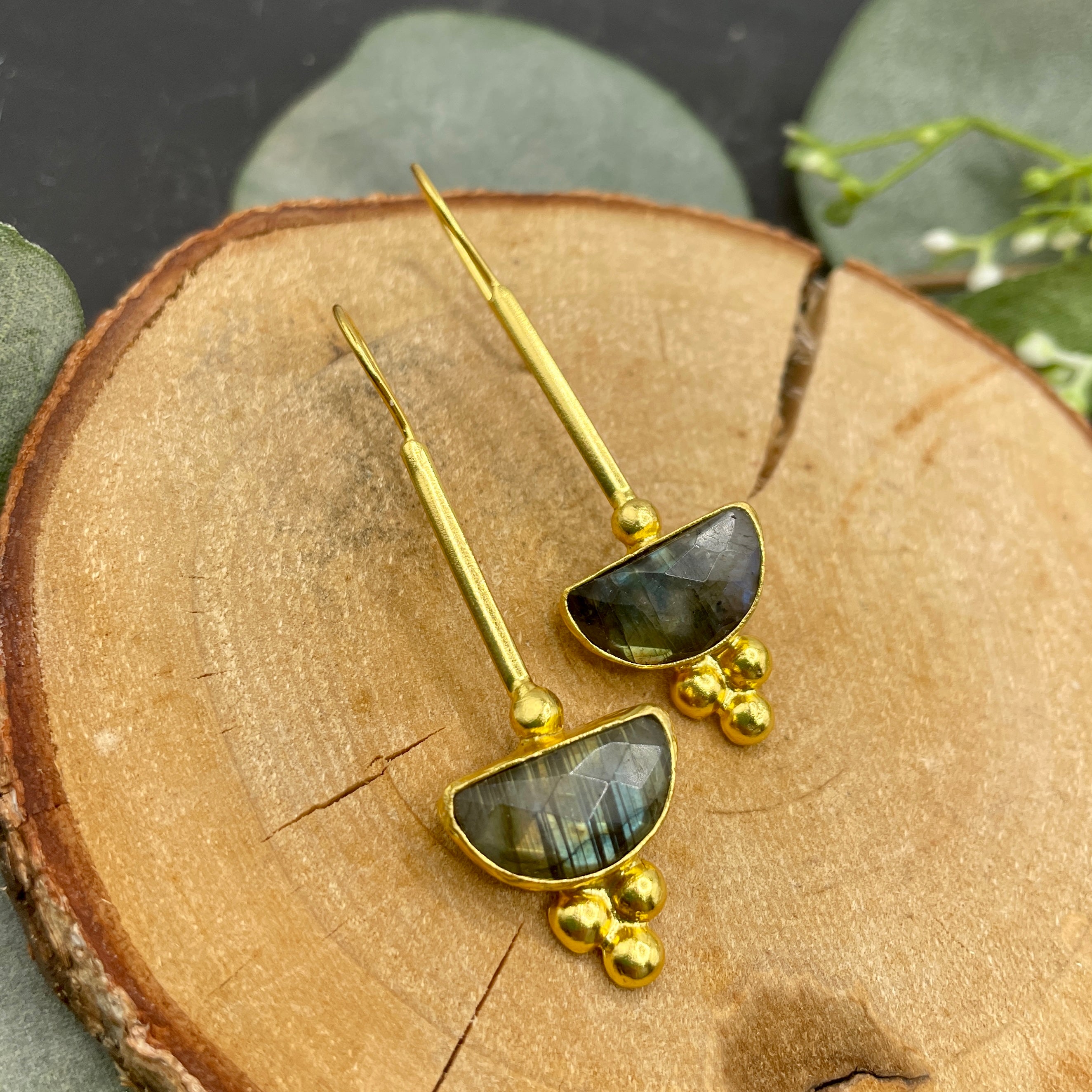 Bali Halfmoon Earring