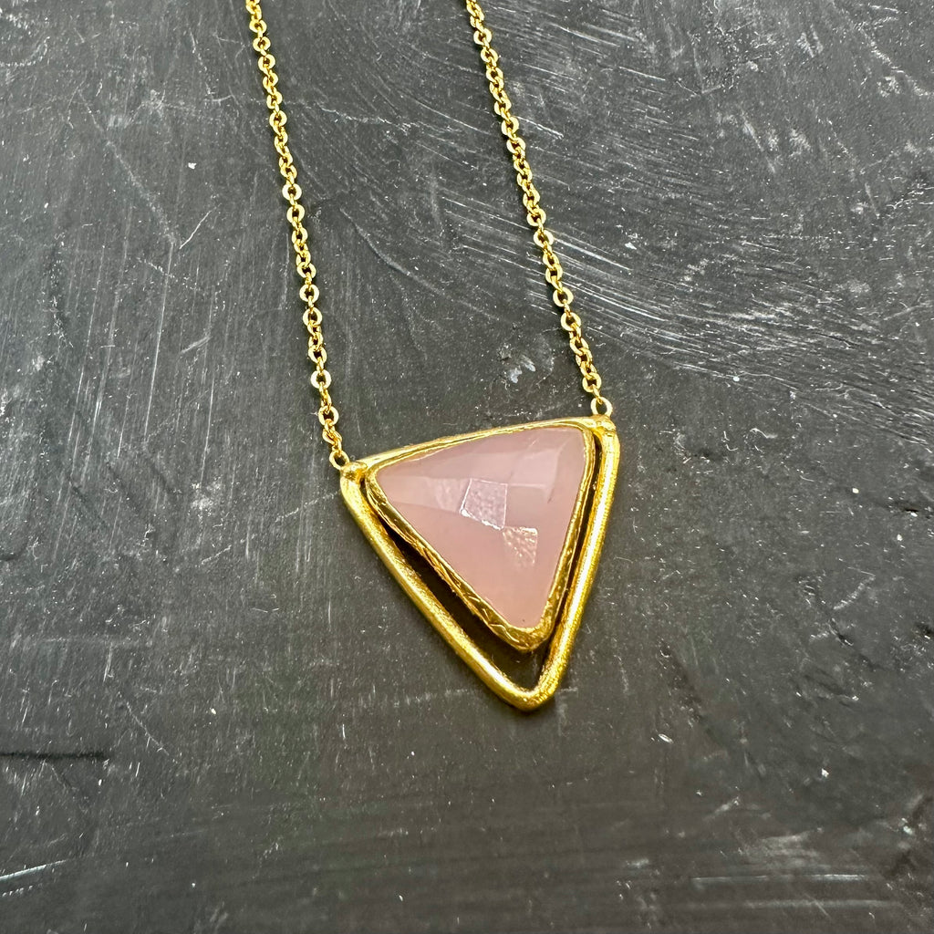 Triangle Stone Necklace