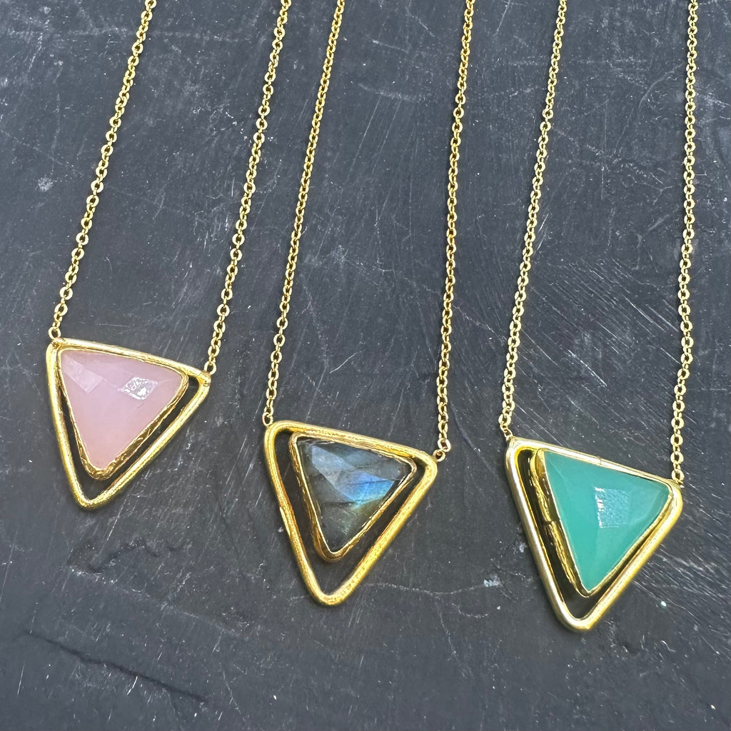 Triangle Stone Necklace