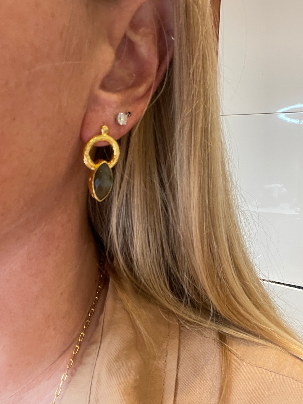 Marquis Canna Earring