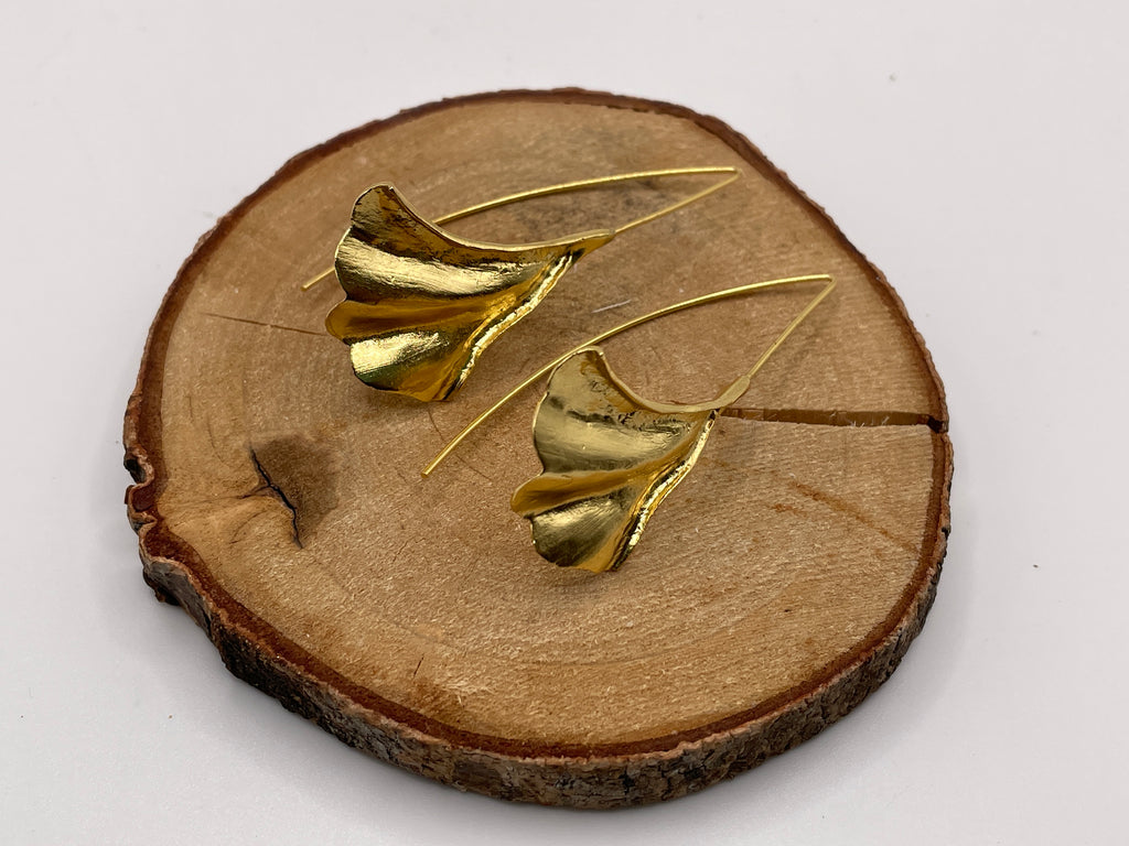 Gingko Leaf Earrings