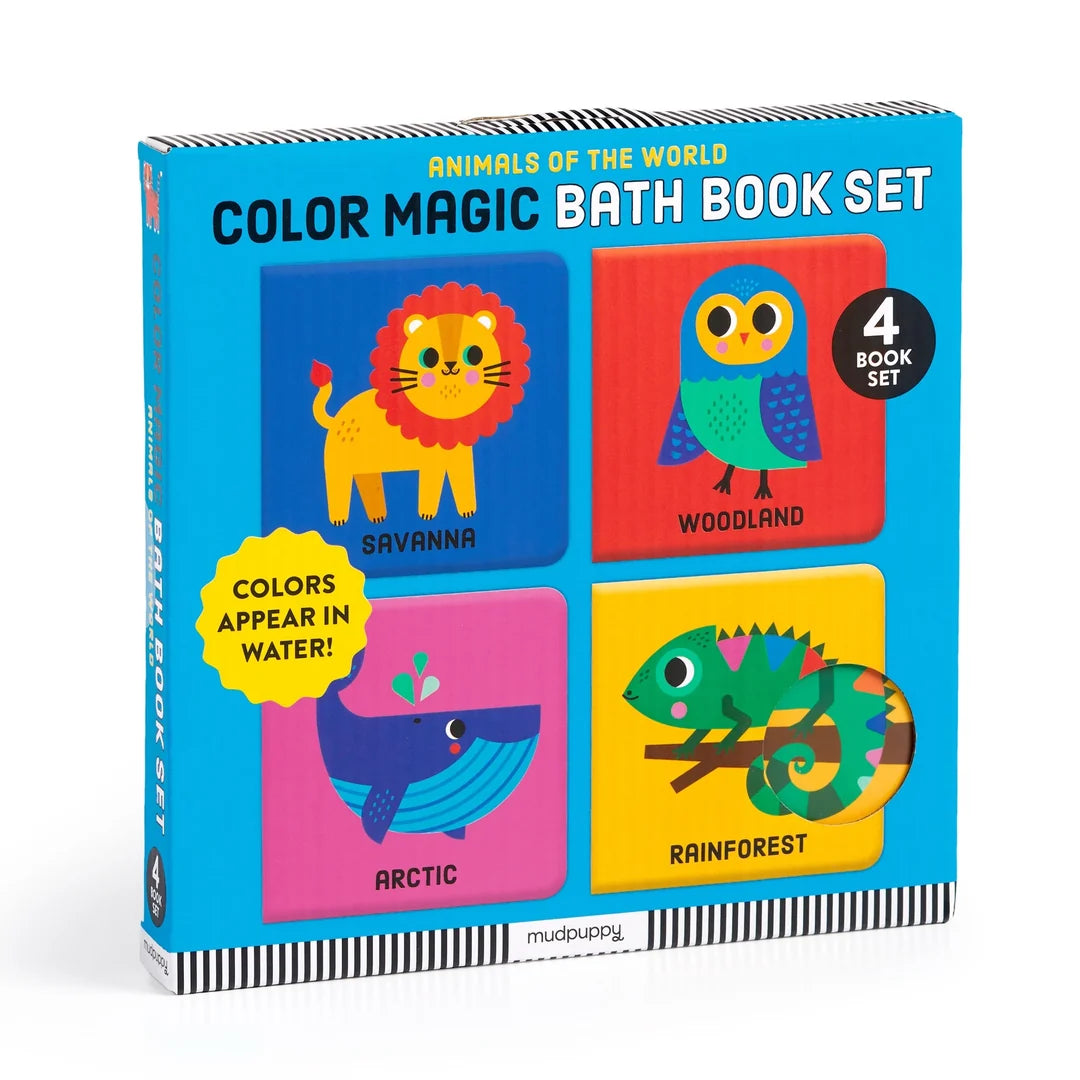 Color Magic Bath Book Set - Animals of the World