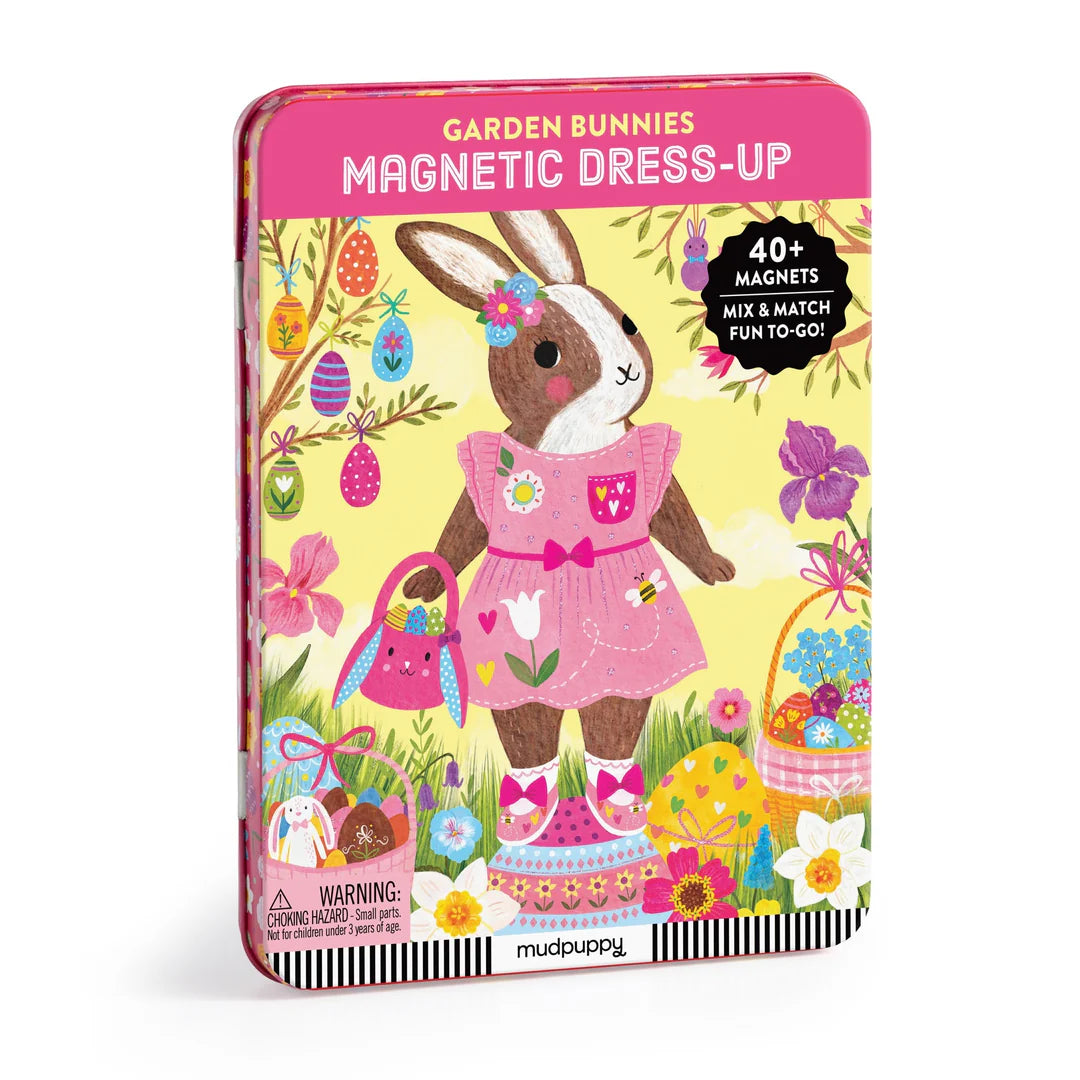 Garden Bunnies Magnetic Dress-up