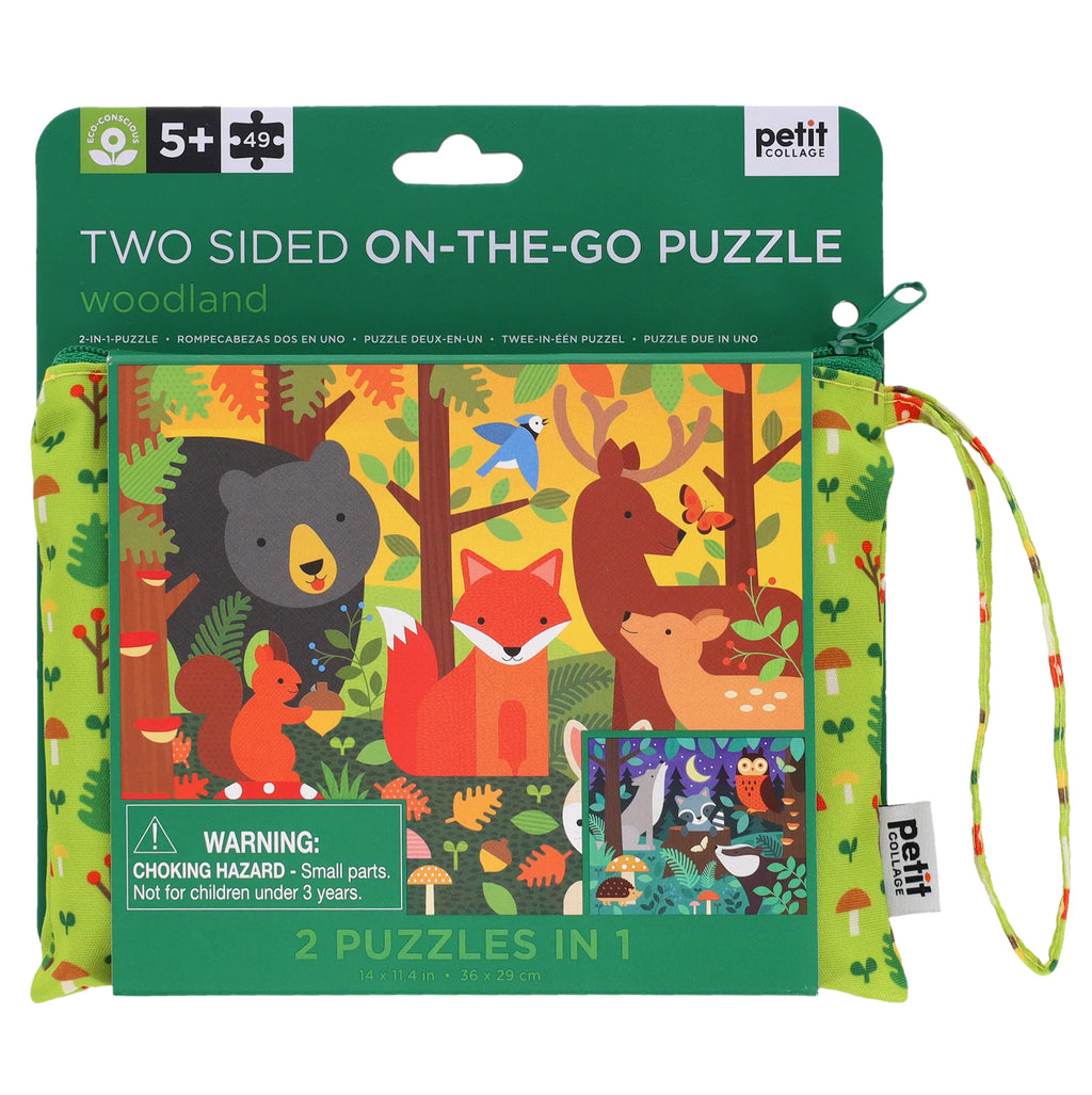 Two Sided Woodland On-The-Go Puzzle
