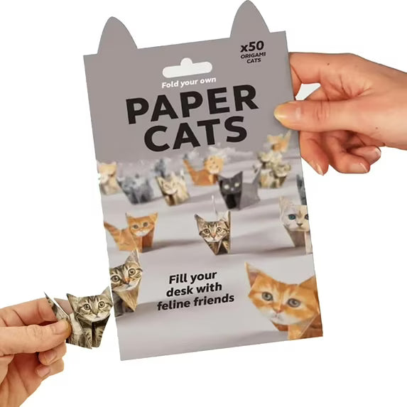 Fold Your Own Paper Cats