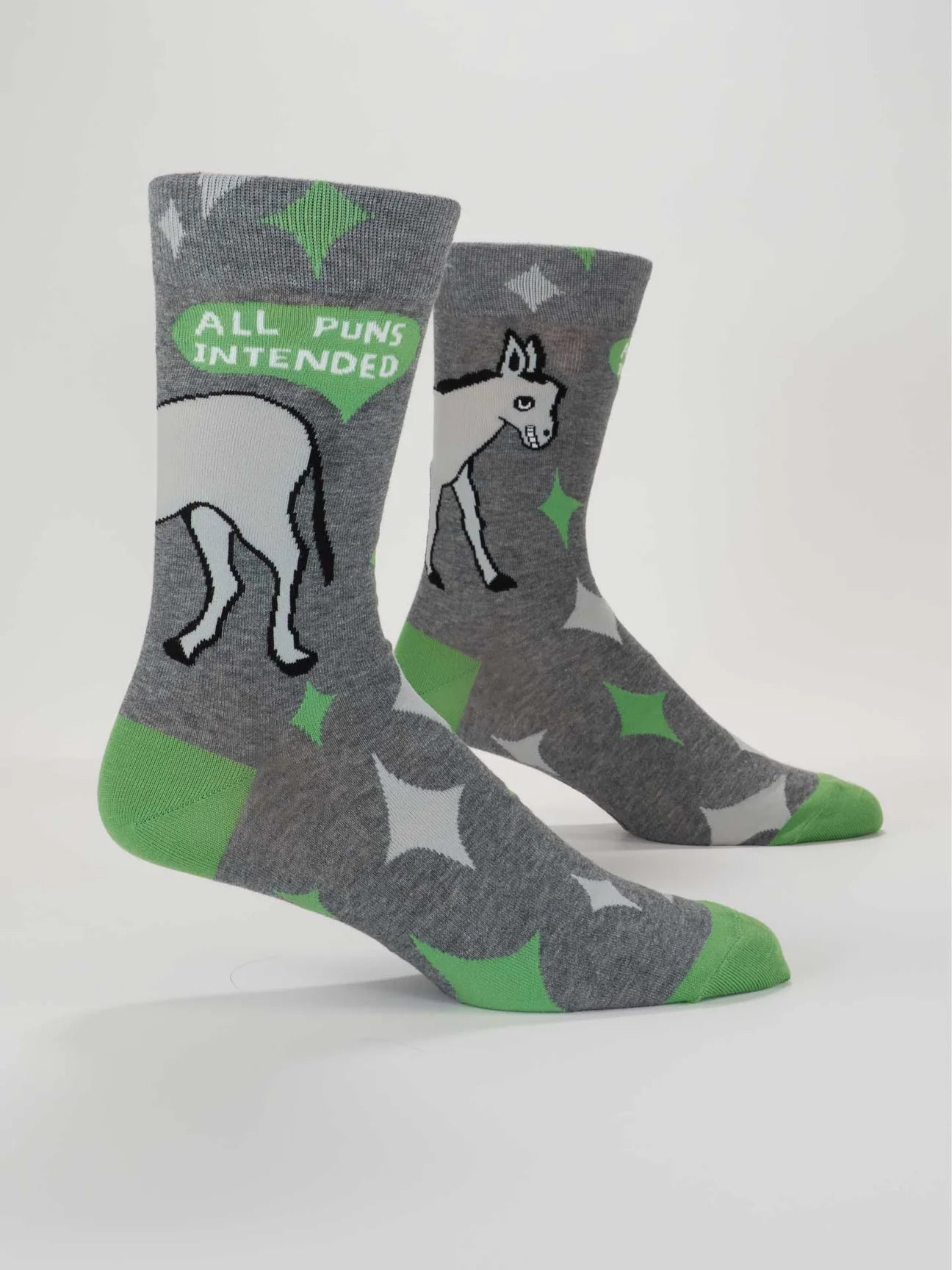 All Puns Intended M-Crew Socks