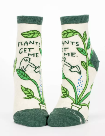 Plants Get Me W-Ankle Socks