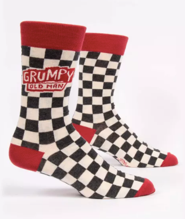 Grumpy Old Man M-Crew Socks