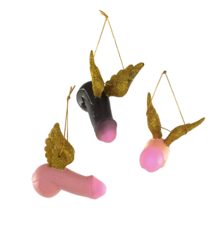 Winged Penis Ornaments