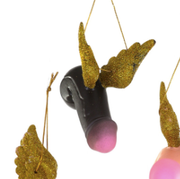 Winged Penis Ornament