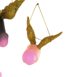 Winged Penis Ornament