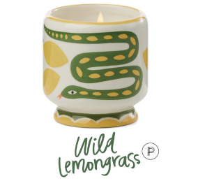 Adopo Snake Ceramic Candle - Wild Lemongrass