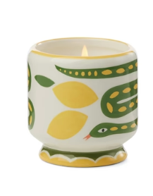 Adopo Snake Ceramic Candle - Wild Lemongrass