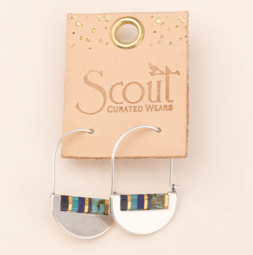 Good Karma Miyuki Crescent Hoop