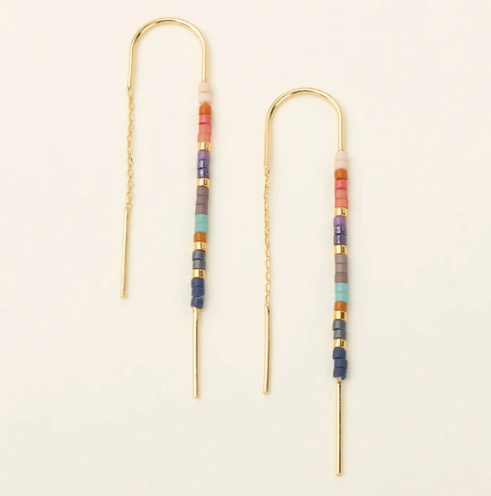 Chromacolor Miyuki Thread Earring