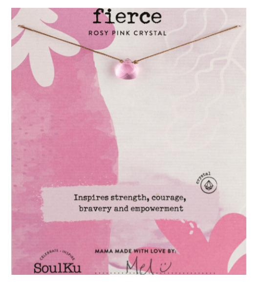 Rosy Pink Soul Shine Necklace for Fierce