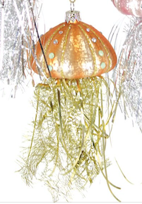 Jellyfish Tinsel Ornaments