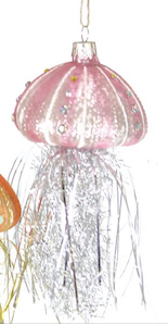 Jellyfish Tinsel Ornaments