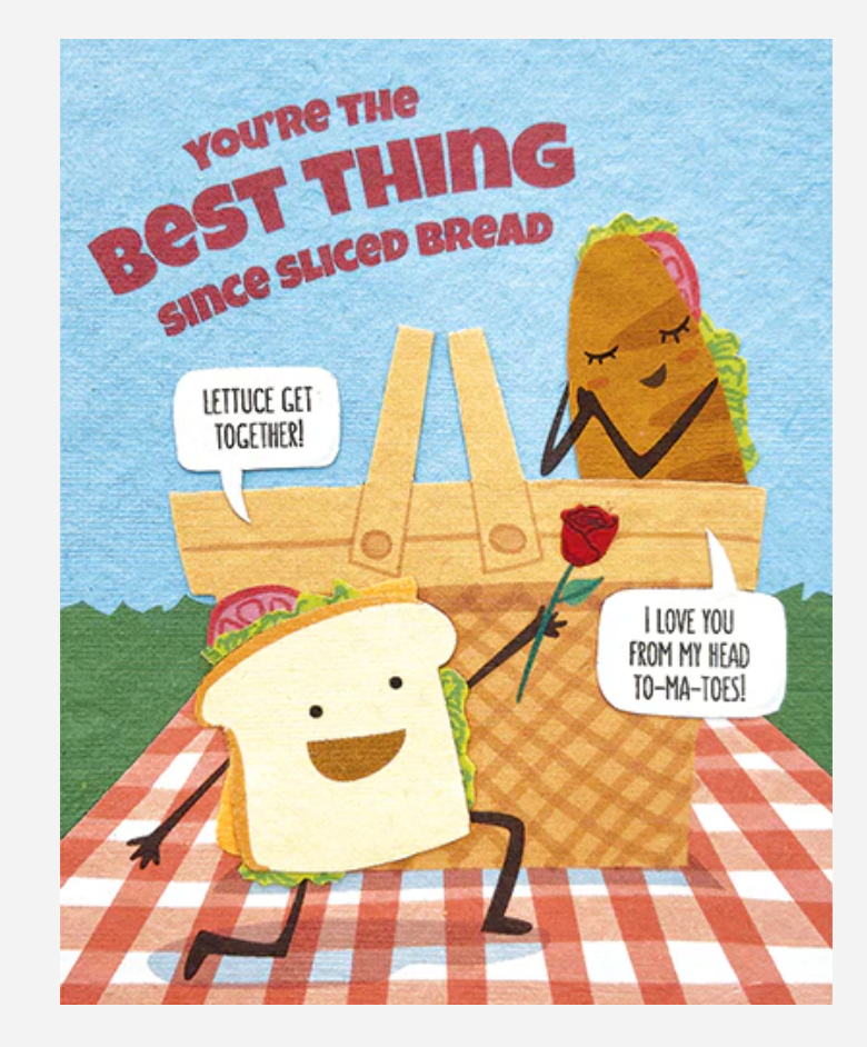 Sliced Bread Love Card