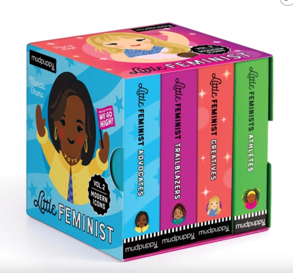 Little Feminist Board Book Set Volume 2: Modern Icons - by Mudpuppy