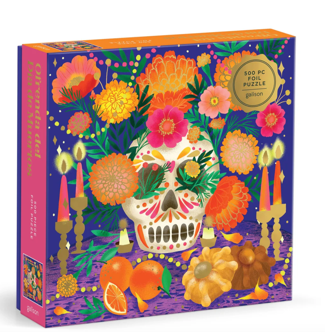Ofrenda del Día de Muertos 500 Piece Foil Puzzle