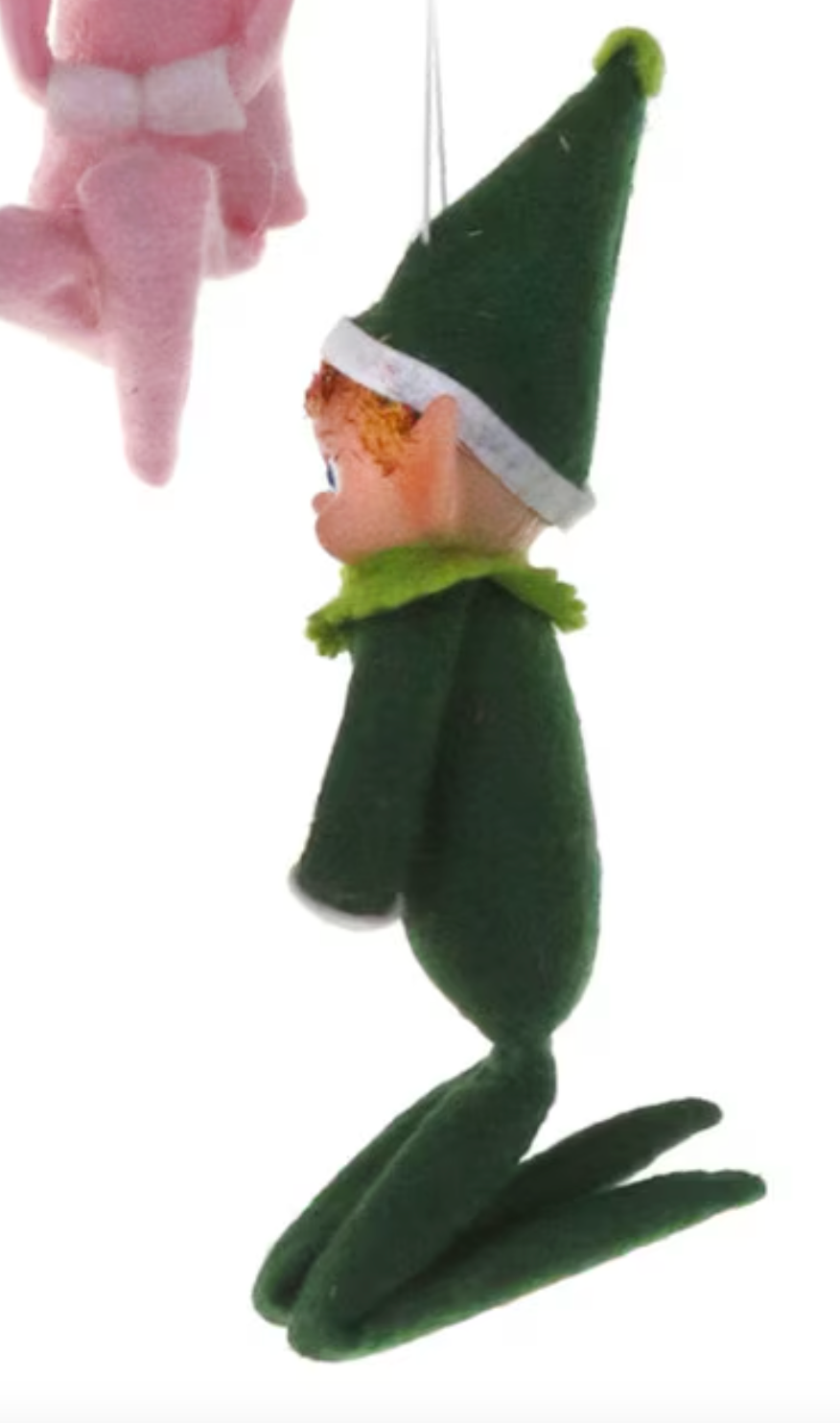 Retro Elf - Ornament