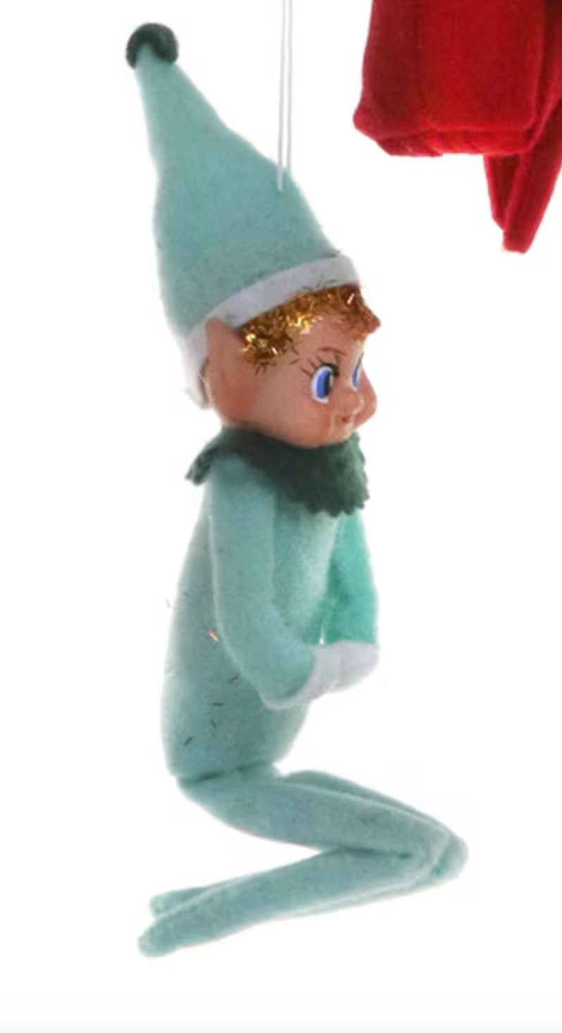 Retro Elf - Ornament