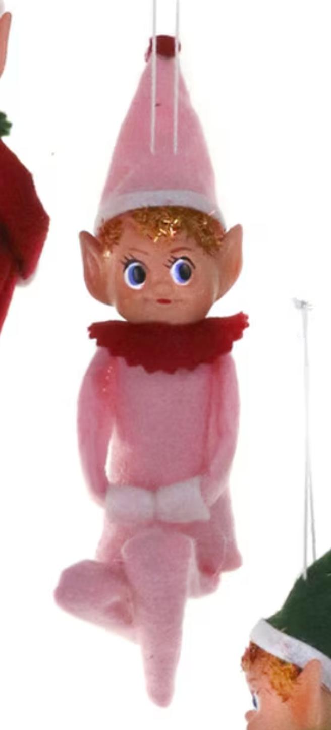 Retro Elf - Ornament