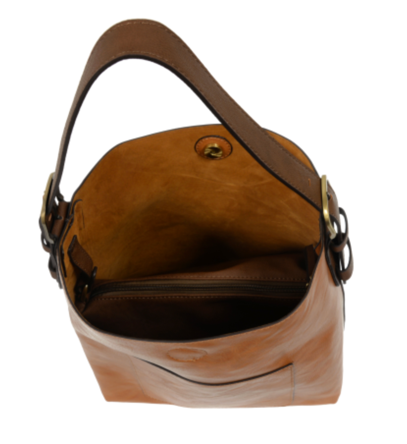 Hobo with Cedar Handle Handbag