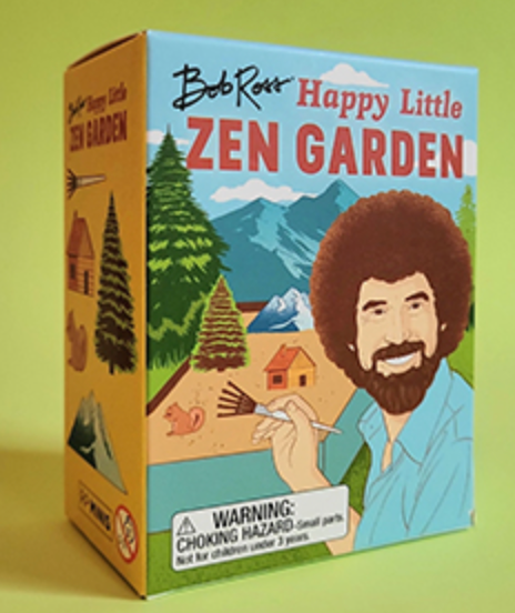 Bob Ross Happy Little Zen Garden