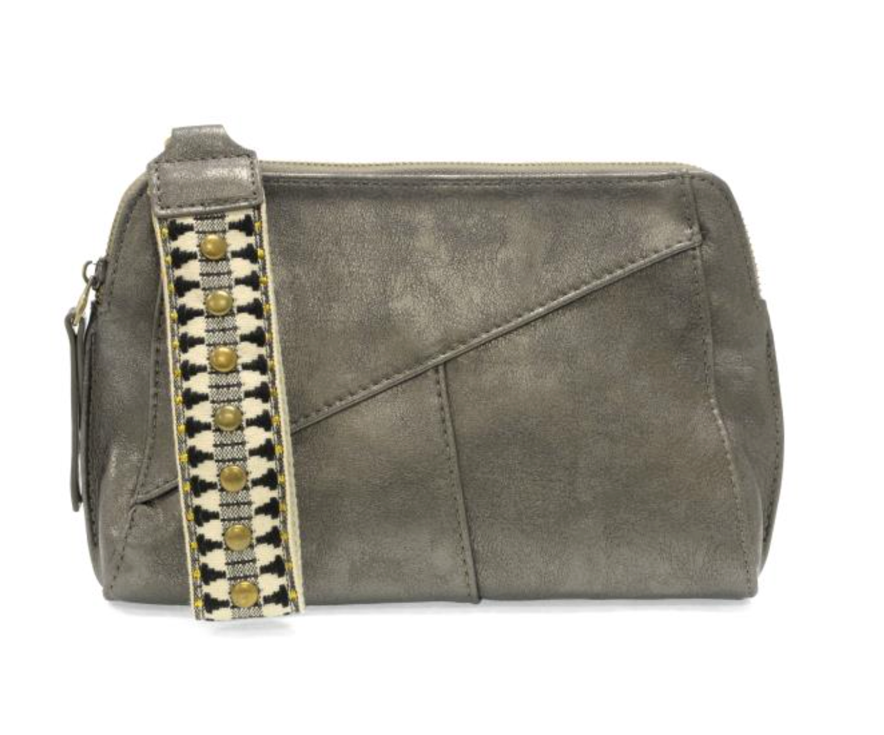 Gigi Crossbody with Woven Wristlet Strap