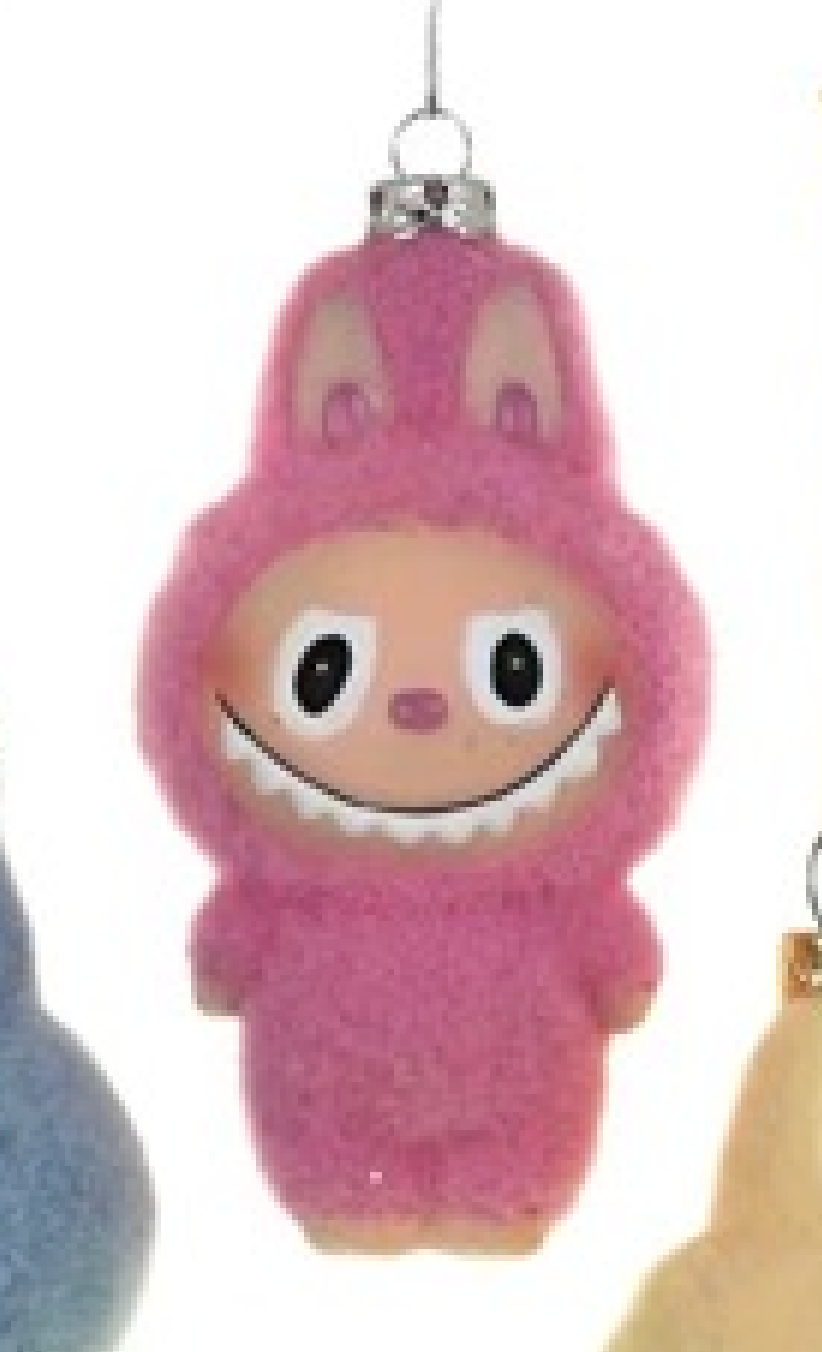 Labubu Fuzzy Monster 4 Asst - Ornament