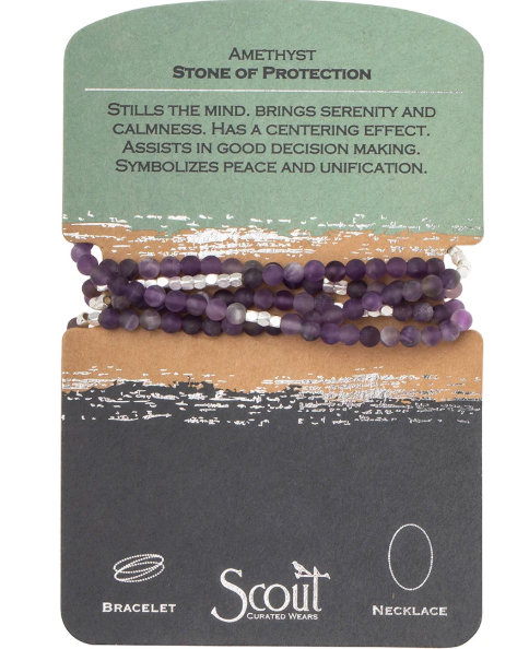 Stone Wrap Bracelet/Necklace