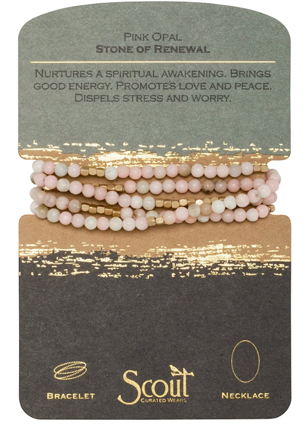 Stone Wrap Bracelet/Necklace