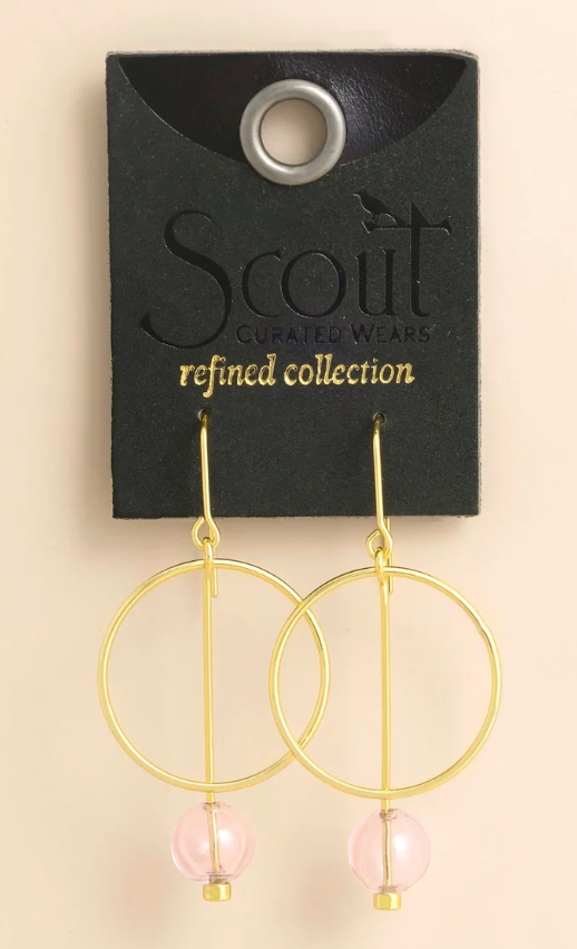 Glass Drop Earrings