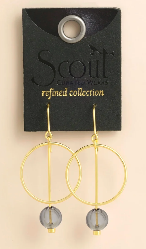 Glass Drop Earrings