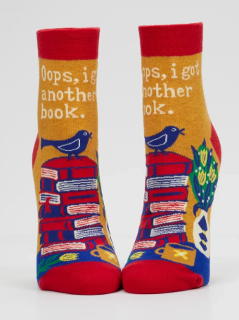 Oops, I Got Another Book W-Ankle Socks