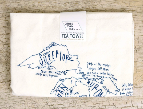 Great Lakes Tea Towel