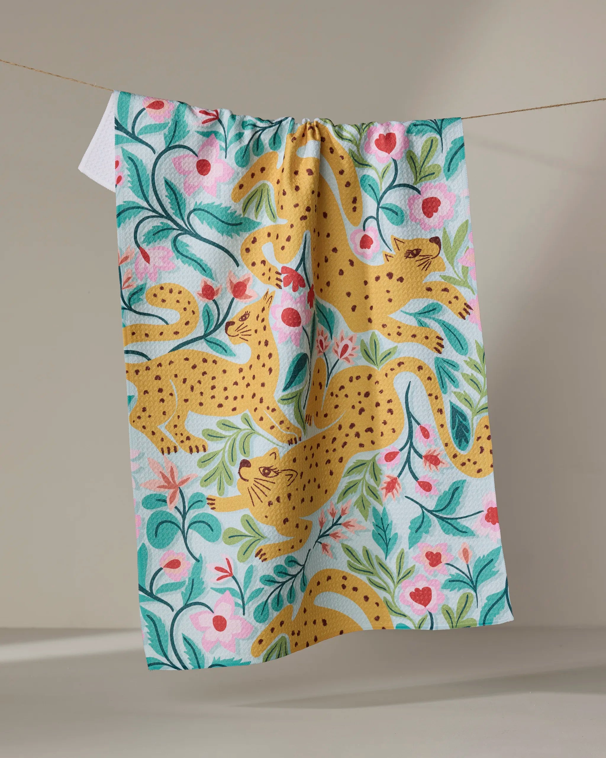 Cheetah Haven Kitchen Tea Towel