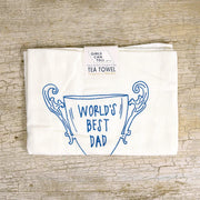 World's Best Dad Tea Towel