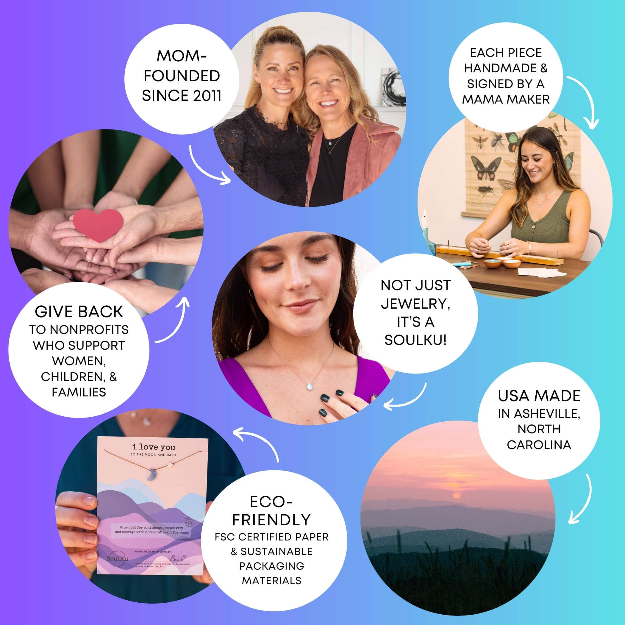 Moonstone I Love You To The Moon & Back Necklace