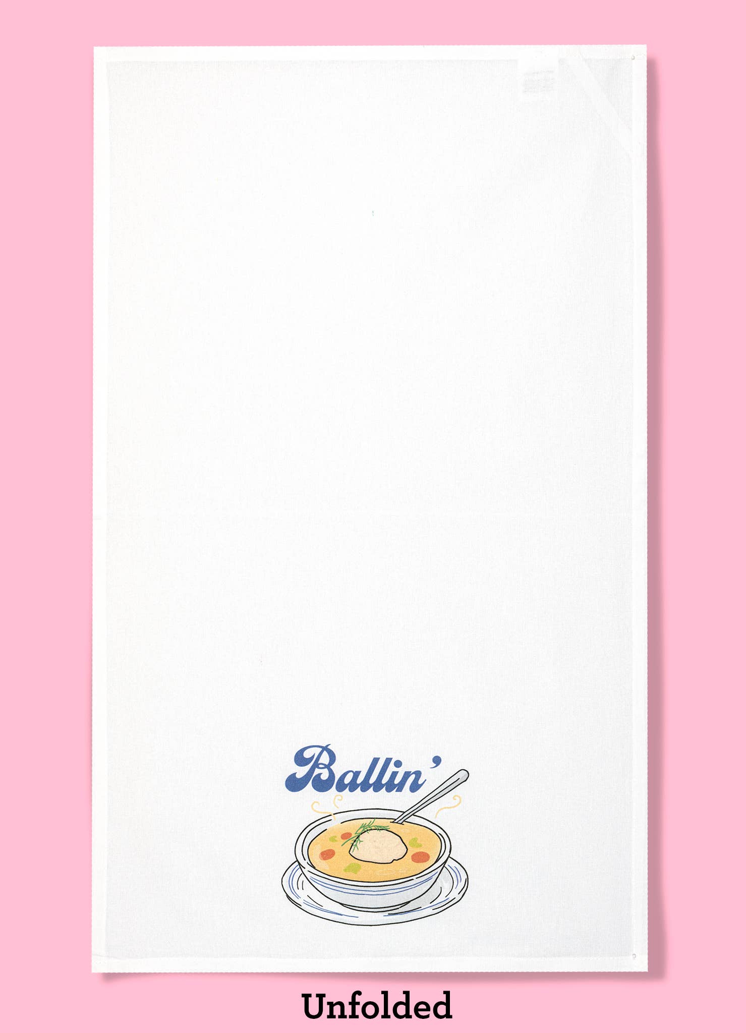 Ballin Hanukkah Matzo ball soup  kitchen towel   dishtowel